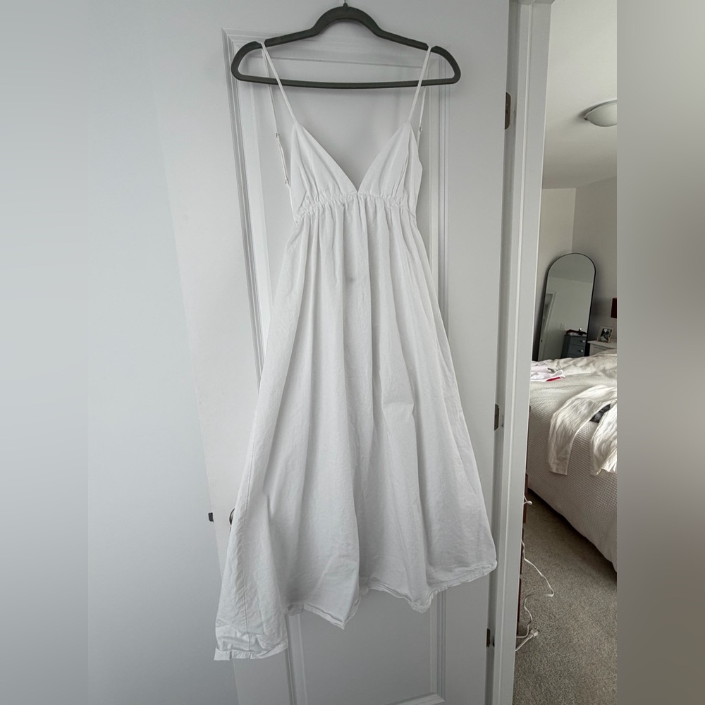 Zara White Maxi Dress